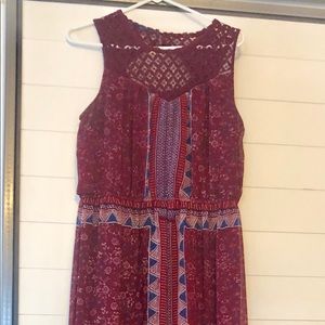 Maroon Xhilaration Dress